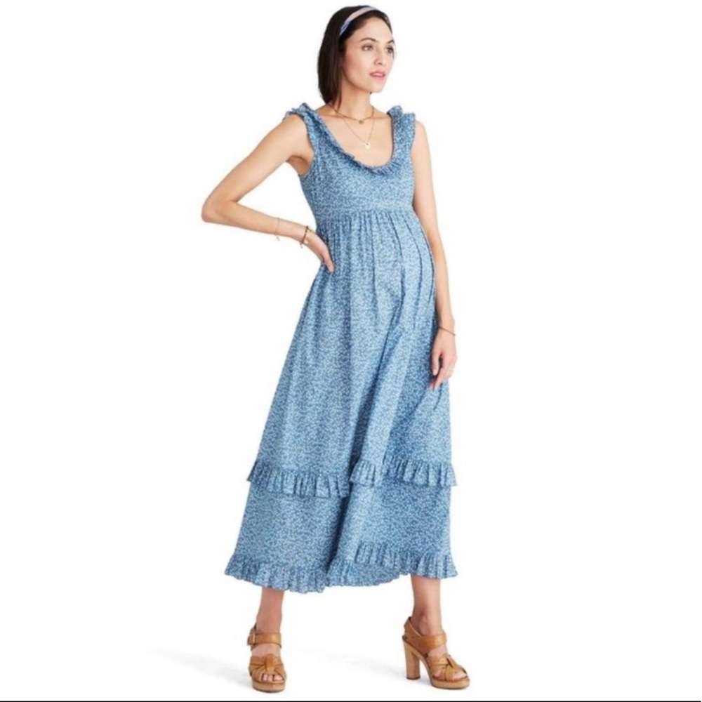 Hatch The Rafaela Blue Maxi Dress